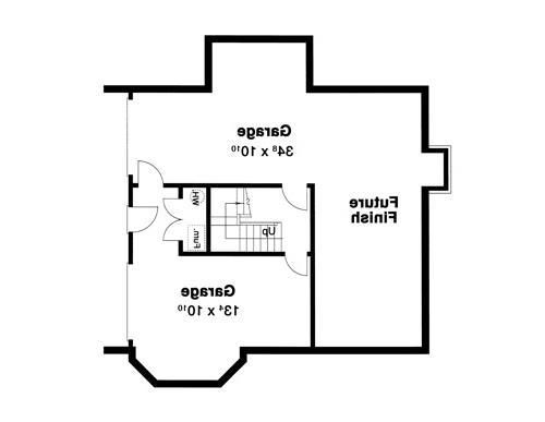 Lower Level image of HALLIWELL House Plan